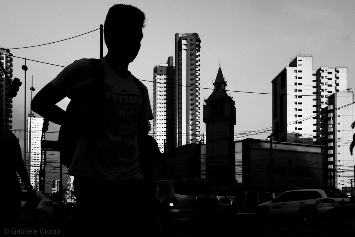 Amazon in black and white