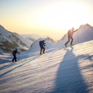 Team Skis Entire Length of the Alps