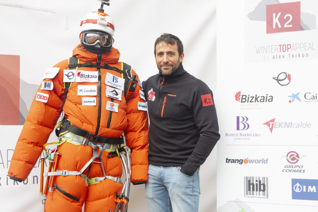 Alex Txikon prior to departure for winter K2