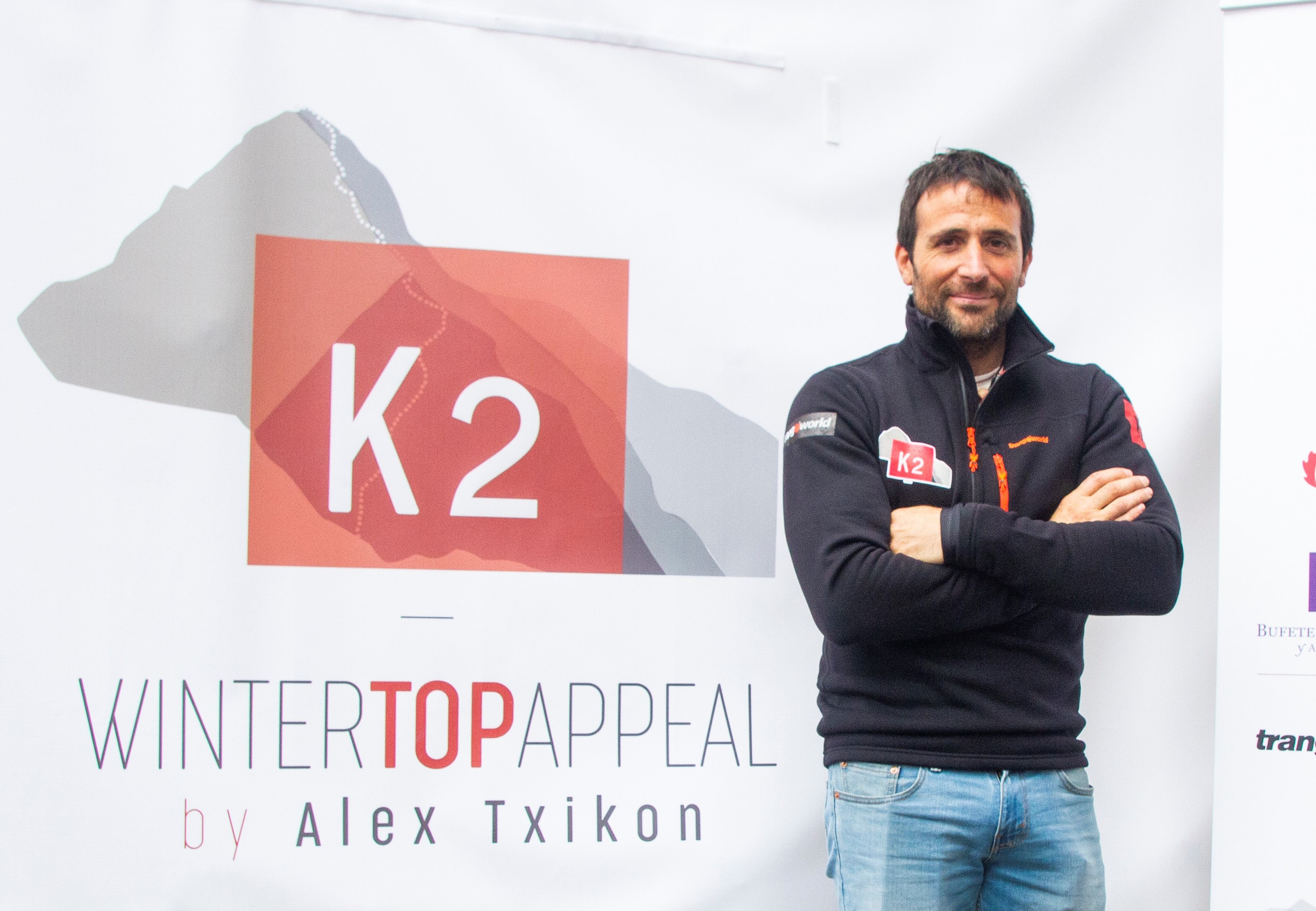 Alex Txikon during presentation of K2 Winter expedition 2019