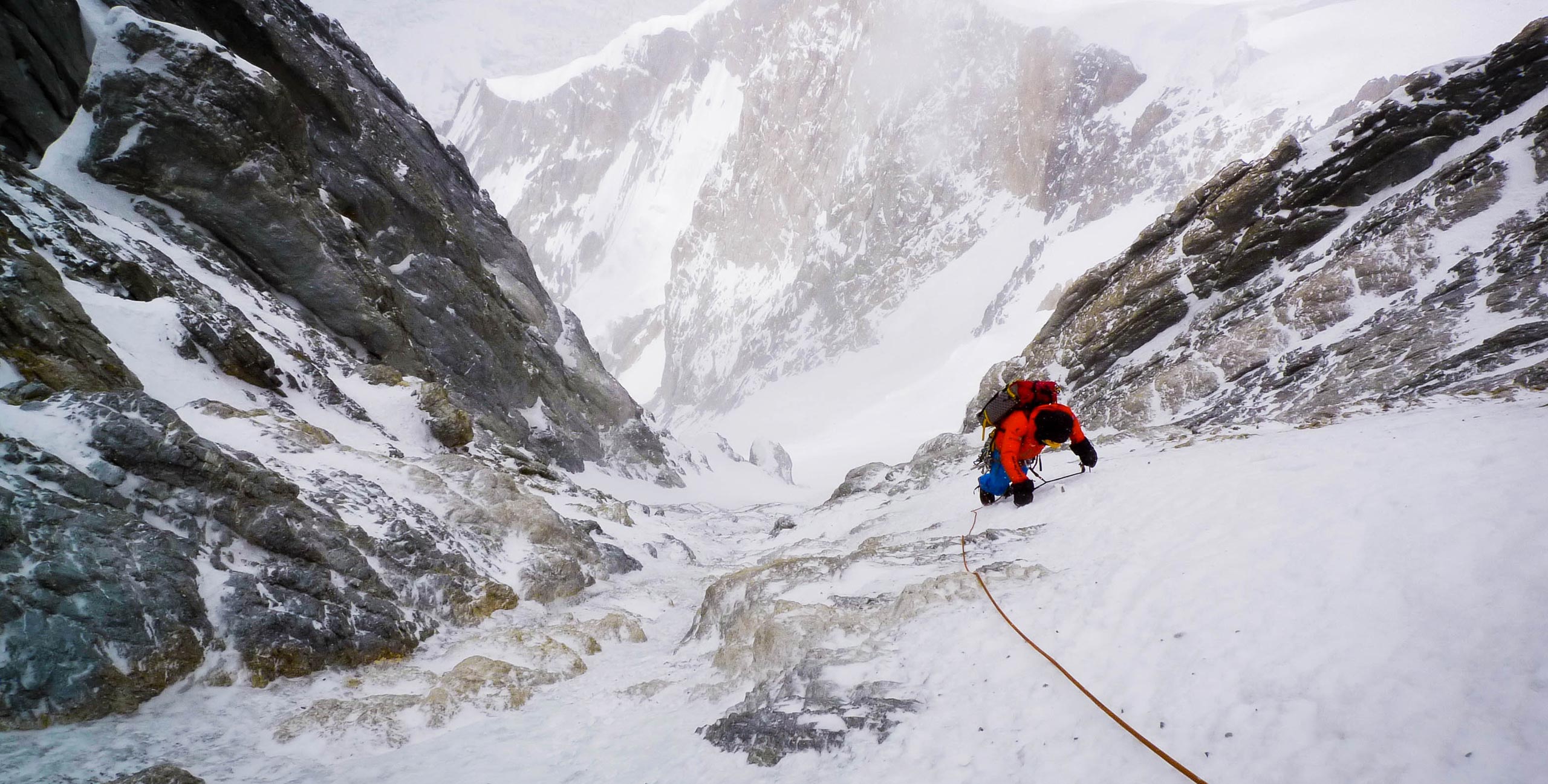 Climbing Alpine Style at altitude