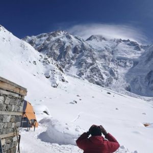 Wrecked Tent and Avalanche Debris Spotted on Nanga Parbat