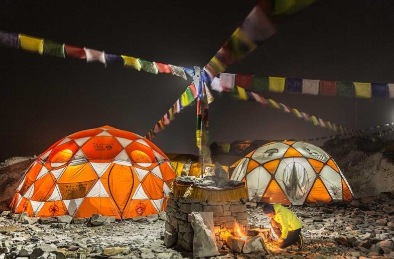 Everest base Camp with Puya shrine