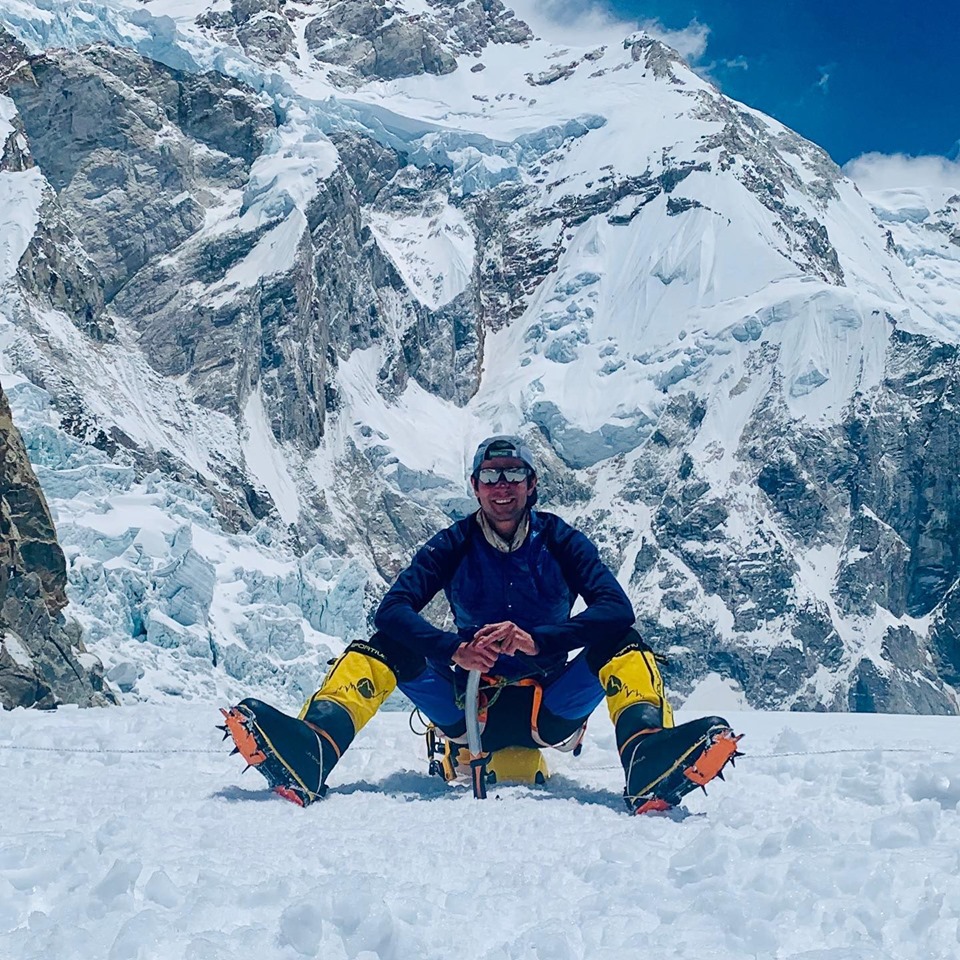 Juan pablo Sarjanovich in Kangchenjunga Base Camp