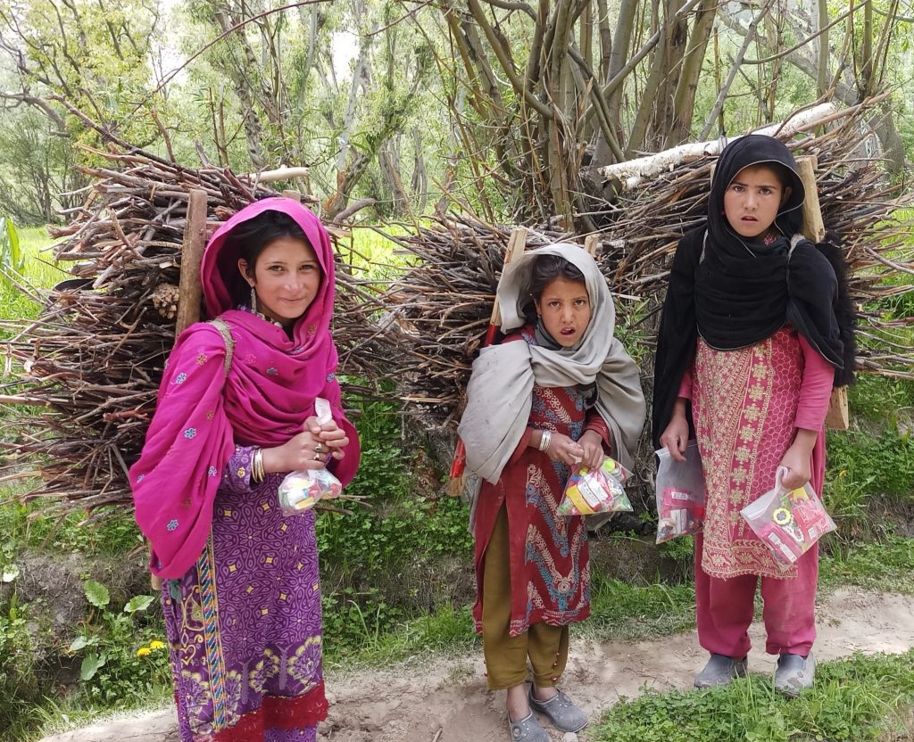 Local communities in isolated mountain areas are specially vulnerable to a potential COVID-19 outbreaks. Photo of Balti girls: Alpine Adventure Guides Pakistan