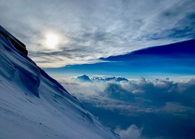 View of Dhaulagiri seen from Annapurna