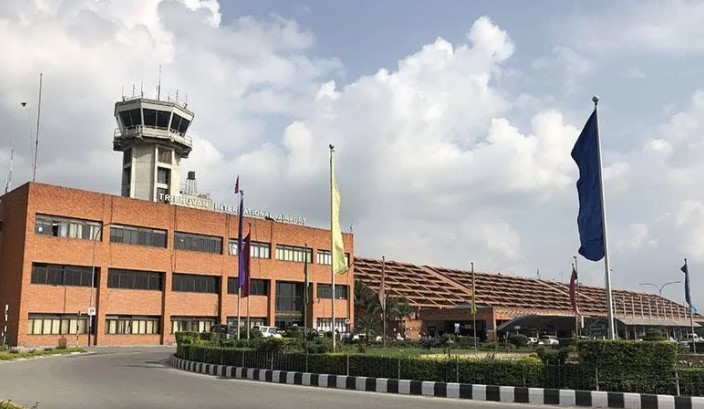 Kathmandu's airport building