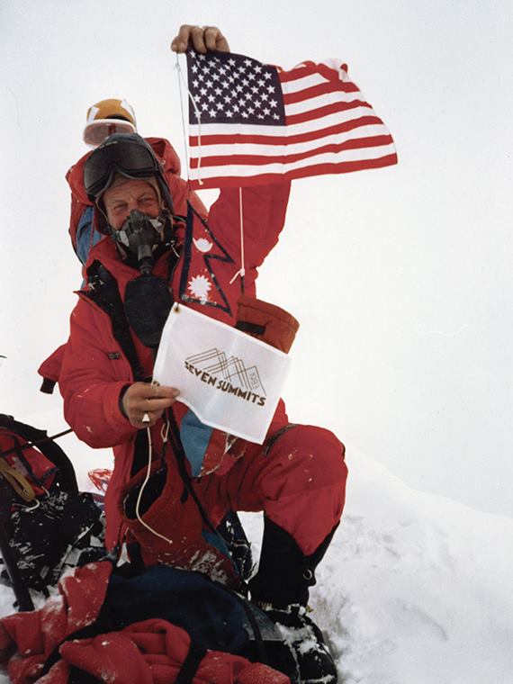 First Seven Summiter atop Everest