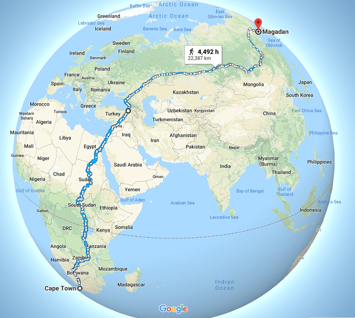 world's longest trip