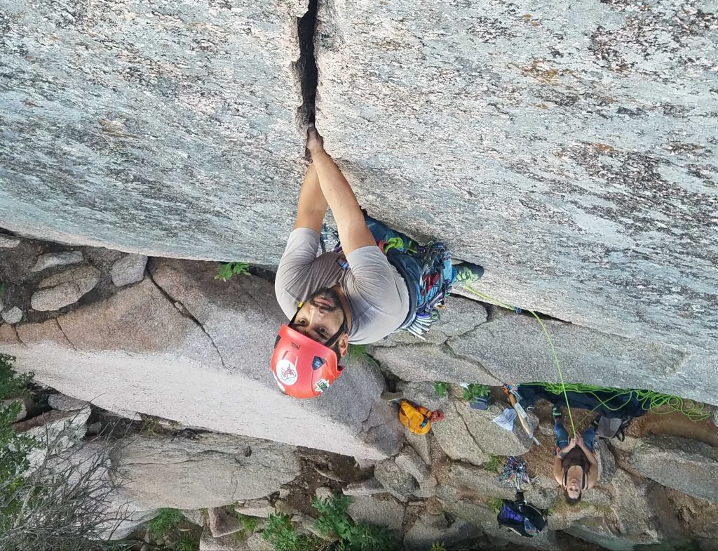 Climbing grades explained: a 5.6 trad route in Texas