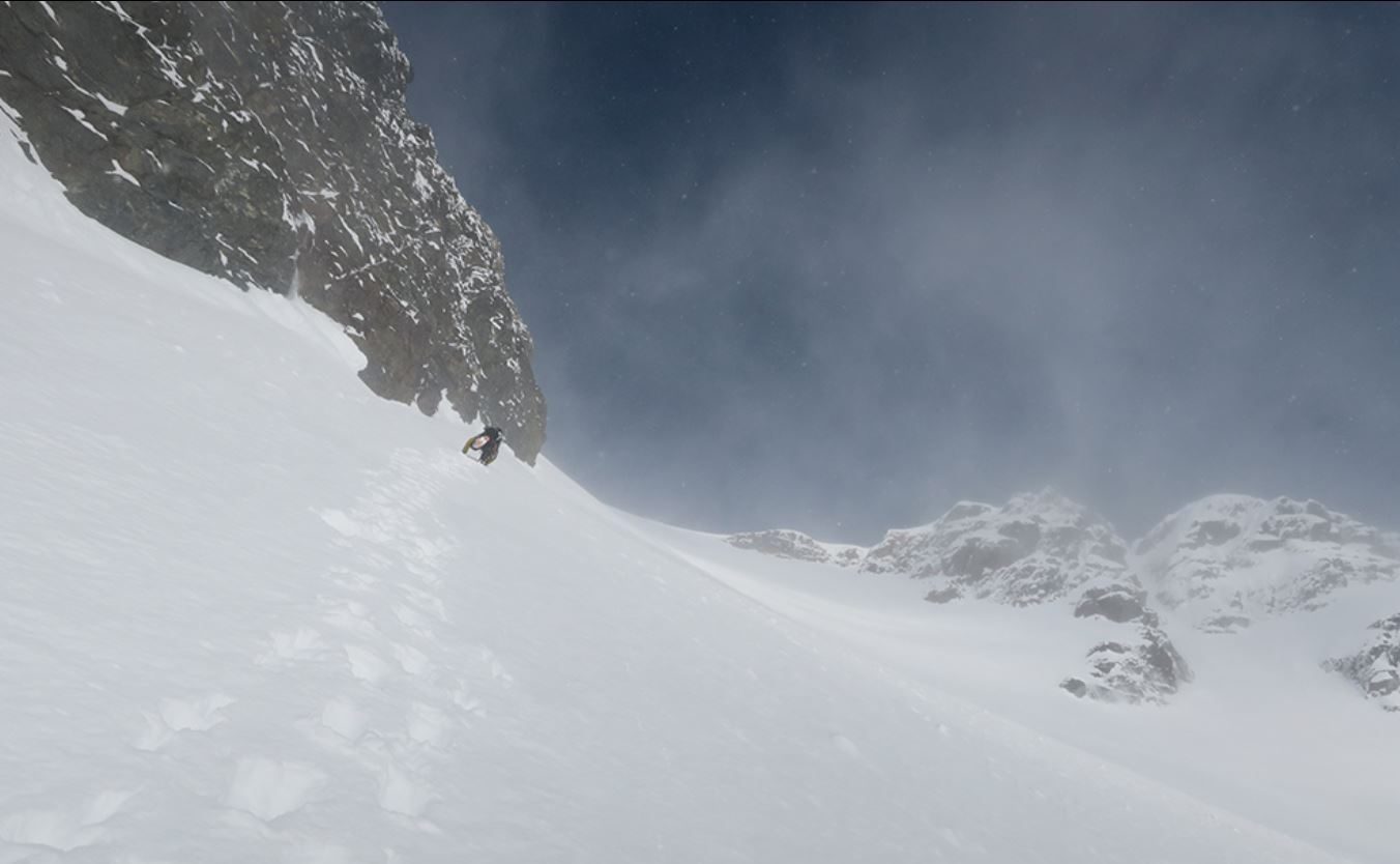 first winter trek up the cerro pinuer