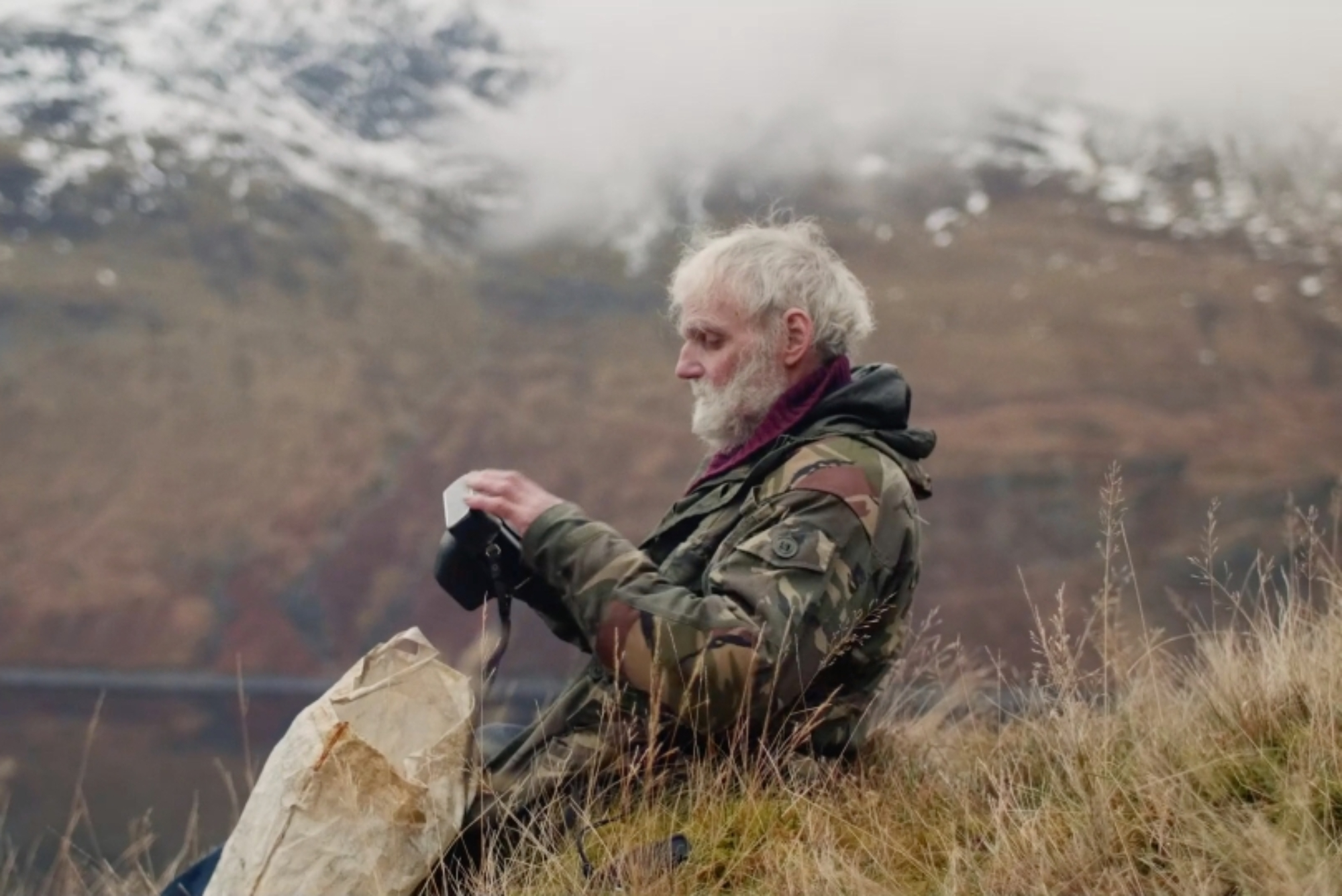 Ken Smith, still from 'The Hermit of Treig' documentaryPhoto BBC Scotland