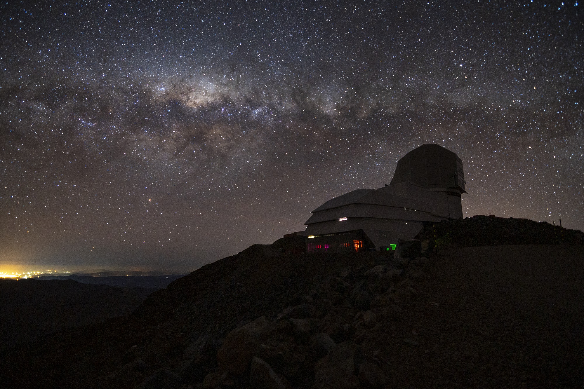 The Rubin Observatory in Cerro Pachon, Chile circa Sept. 2021. Photo: Bruno C. Quint