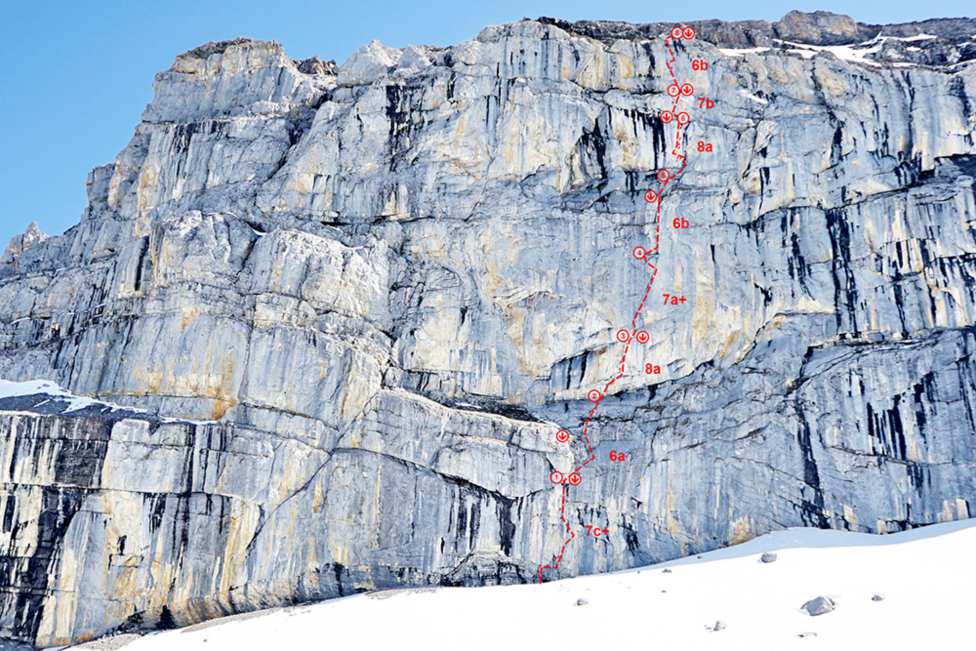 Eight-pitch Tradündition 8a (5.13d) lives in Switzerland's remote Bernese Alps.