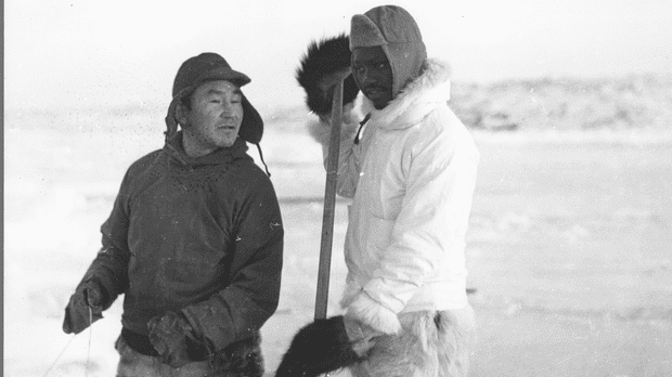Kpomassie learned to ice fish from the Greenlandic Inuit Photo: Tete-Michel Kpomassie