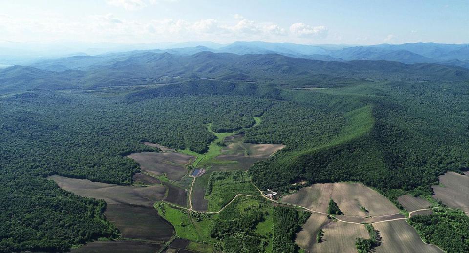Aerial view of the Yilan Crater. Photo: Meteoritics & Planetary Science
