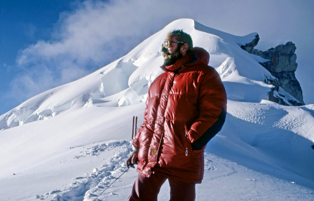 Nicolas Jaeger on Nevado Huascaran in 1979.