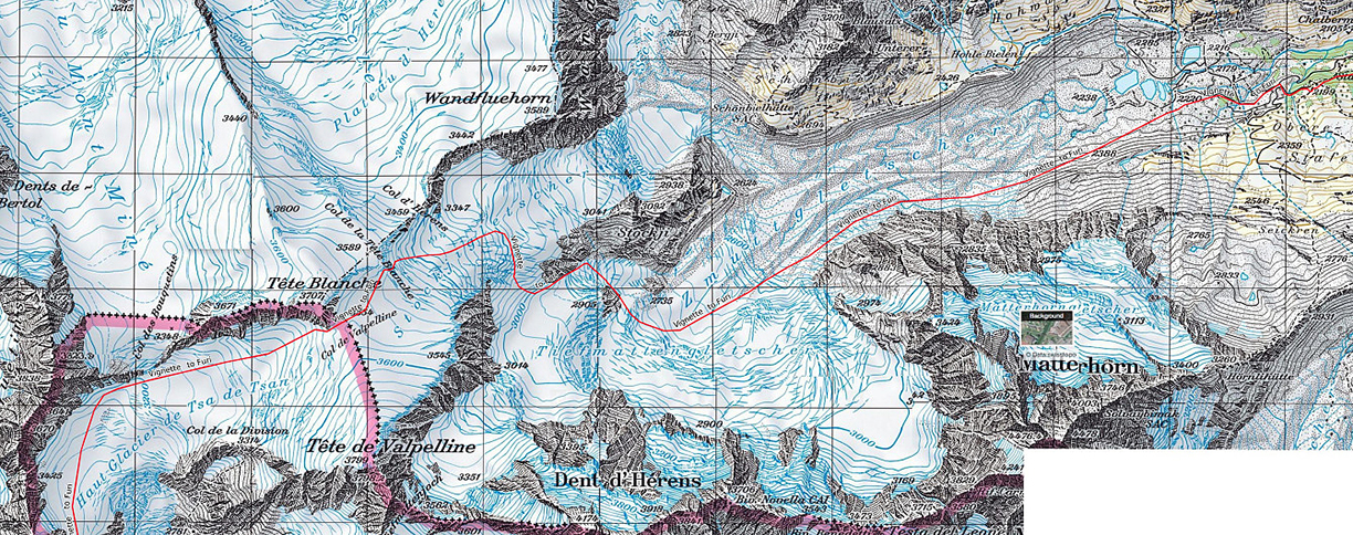 Tete Blanche map