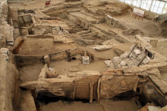 an ancient excavated city