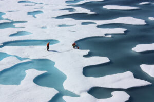 two explorers on thin ice