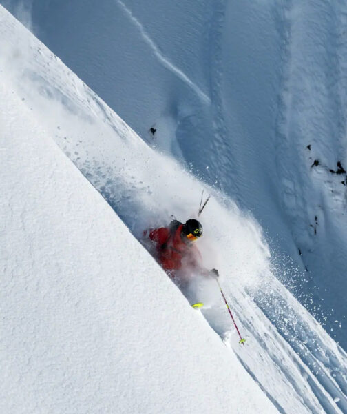 Miles Clark on the spine before it all goes wrong. image: