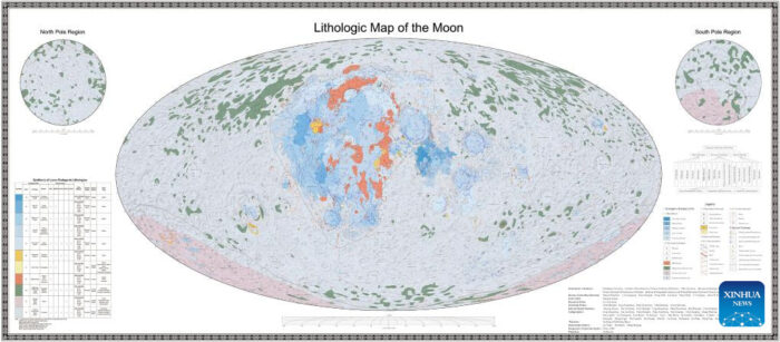 lithologic map of the moon