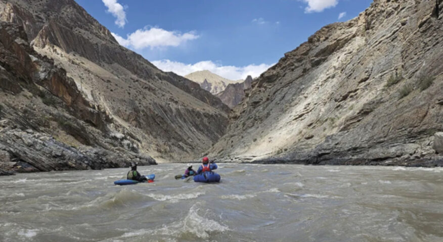 Kayaking Zanskar.