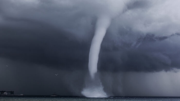 a waterspout