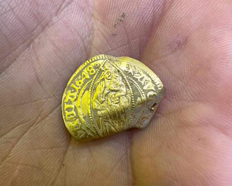 old gold coin