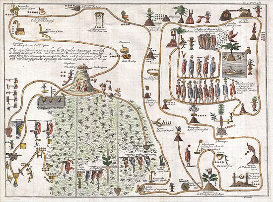 Map of Aztlan