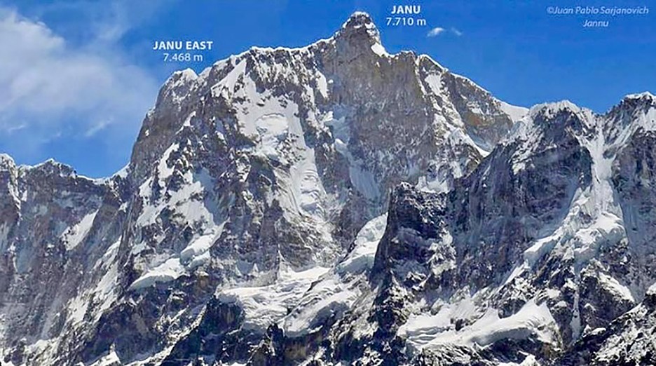 Jannu (Khumbhakarna) North Face and Jannu East.