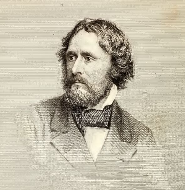 an engraving of a bearded man