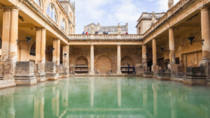 the roman baths at bath england