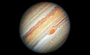 Jupiter showing its Great Red Spot