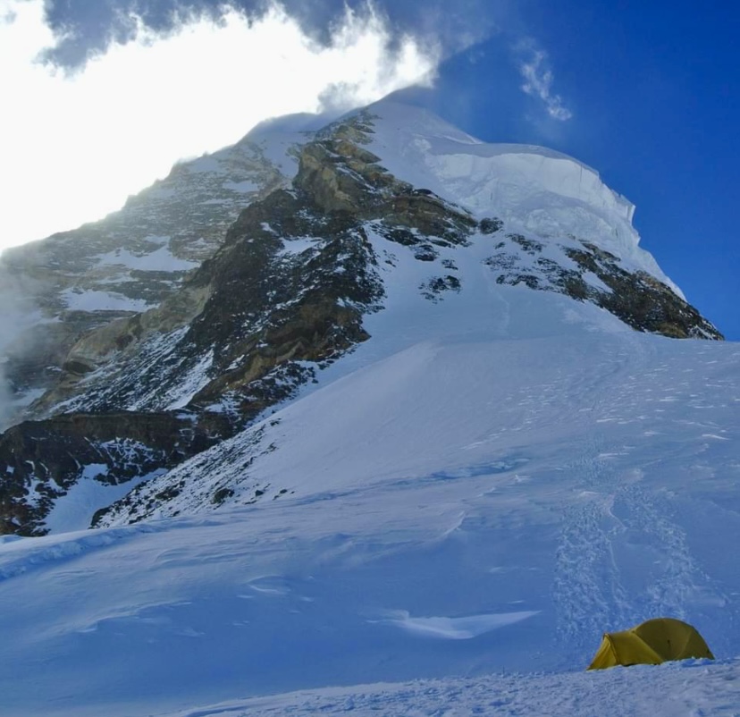 View toward the summit of K2. 