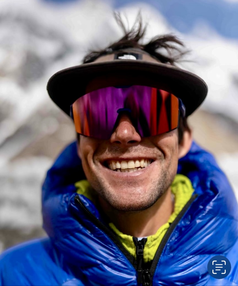 Benjamin Vedrines at K2 Base Camp.