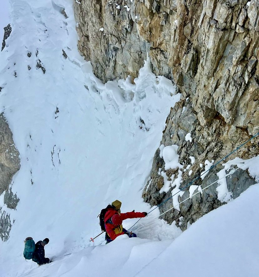 Uta Ibrahimi ascending Gasherbrum II.