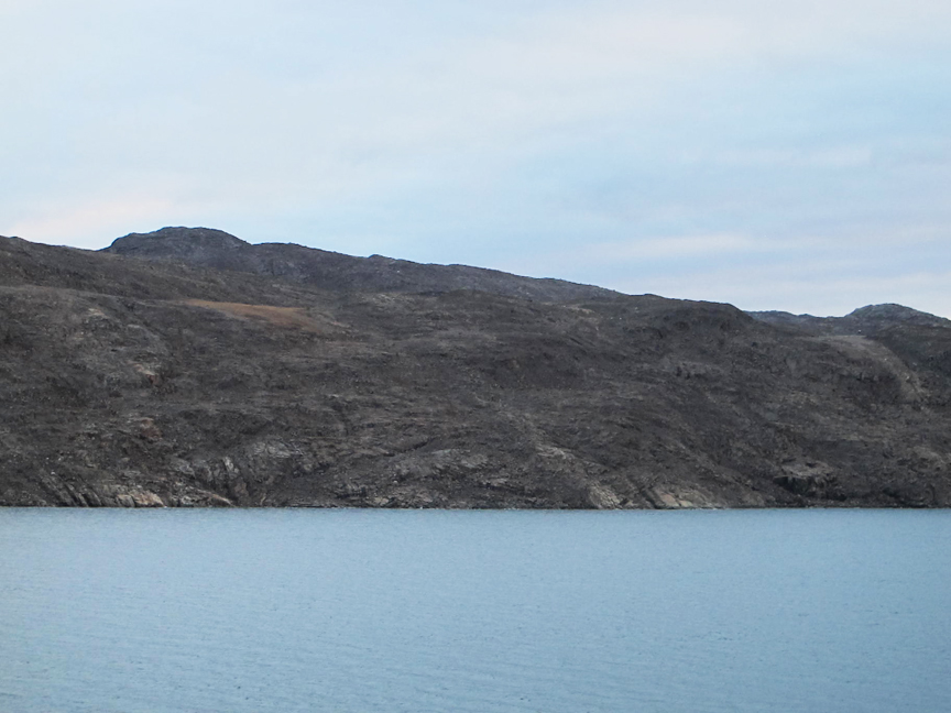 stony arctic shoreline