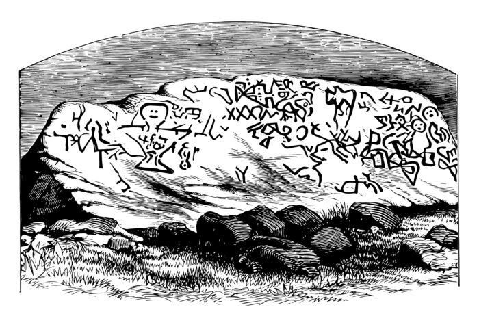 Dighton Rock carvings