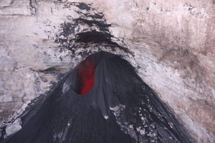 black eruption