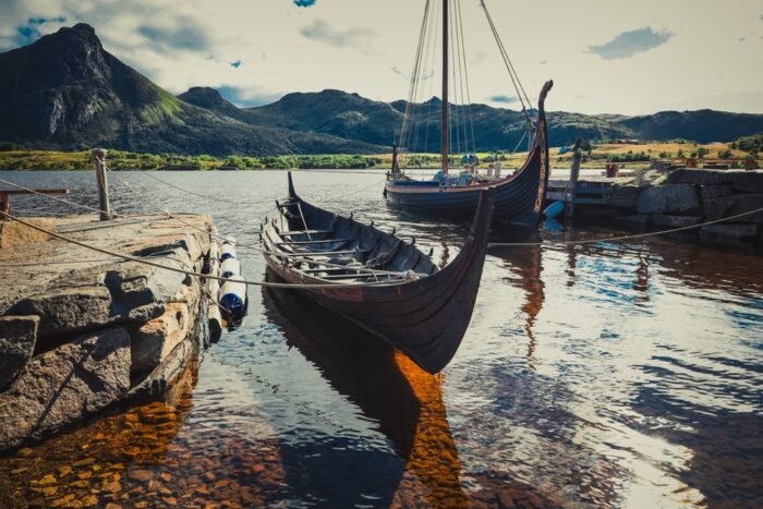 viking boats.