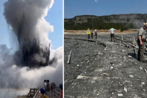 yellowstone explosion and aftermath