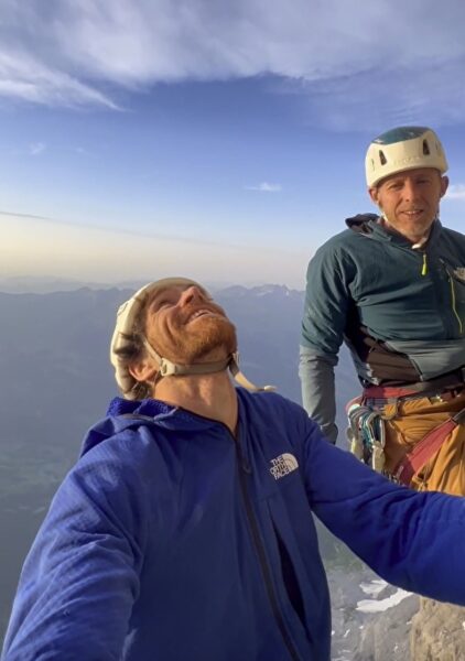 Siebe Vanhee and Tommy Caldwell on 'Odyssee'. 