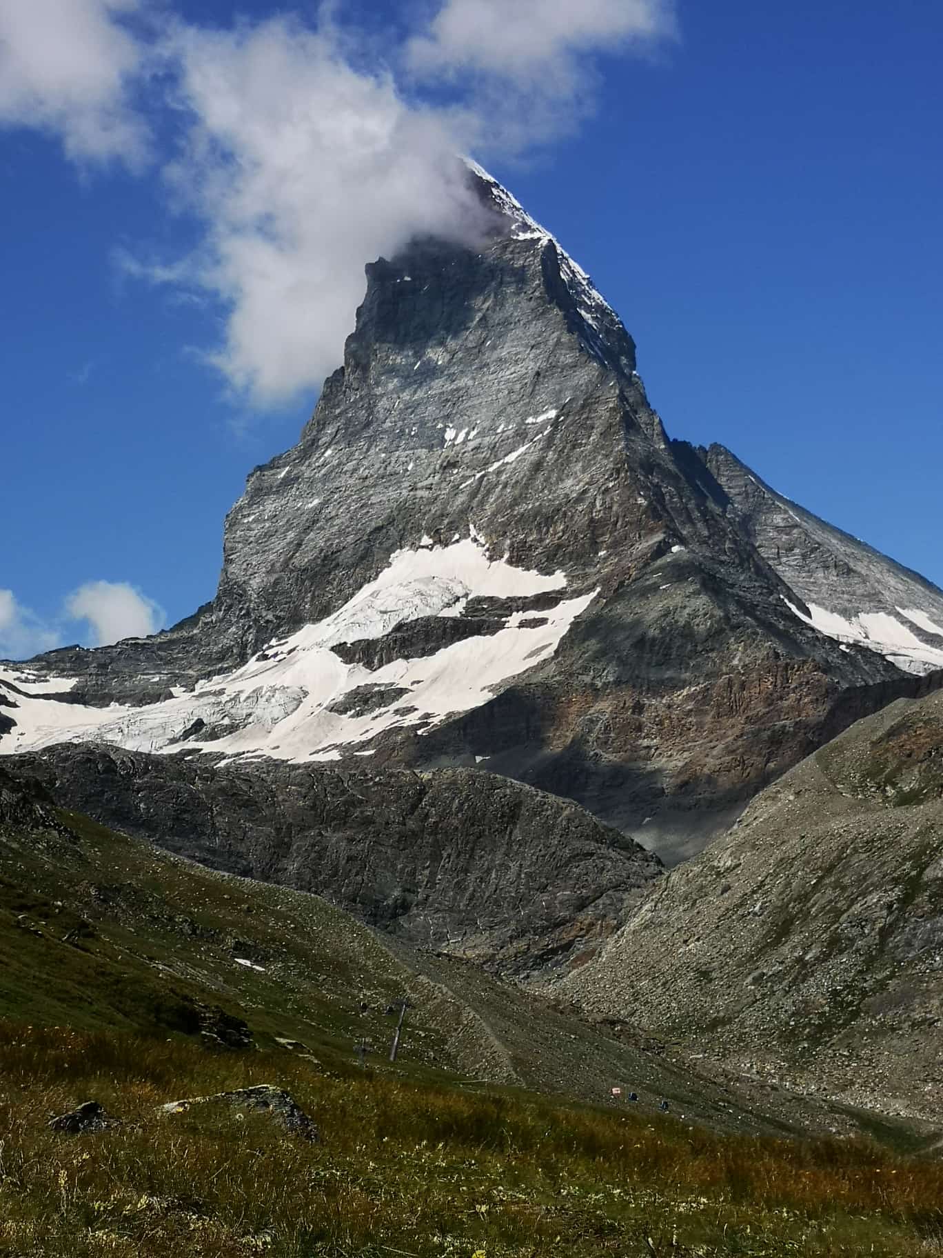 Matterhorn under blue sky