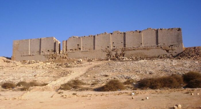 ruins in a desert