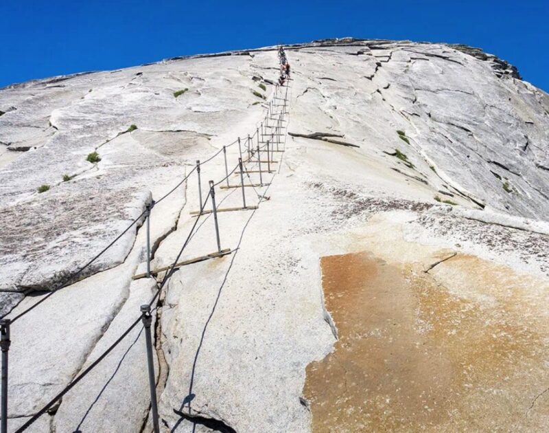 The Half Dome Cables.