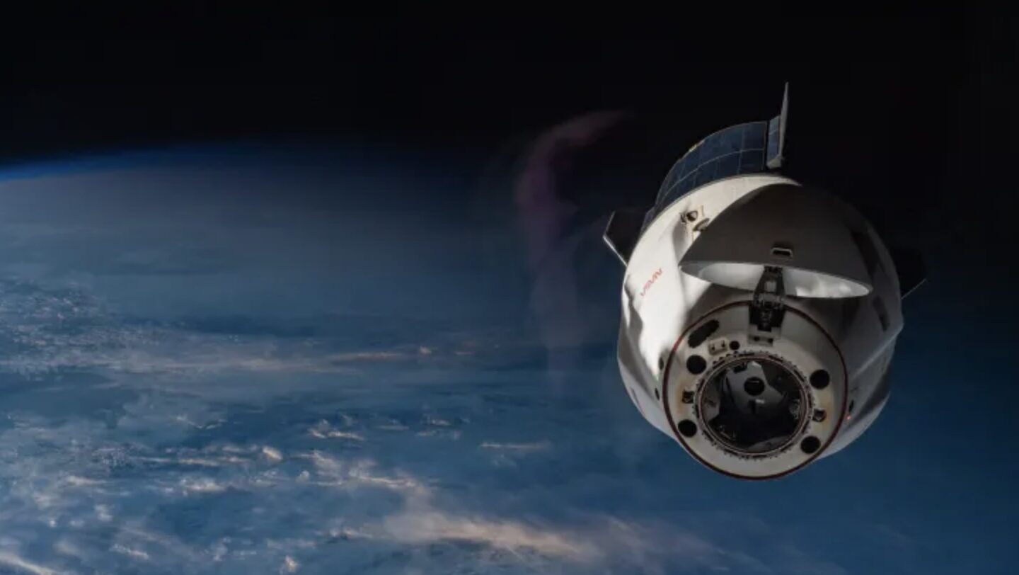 SpaceX’s Crew Dragon capsule 'Endurance' in 2022. 