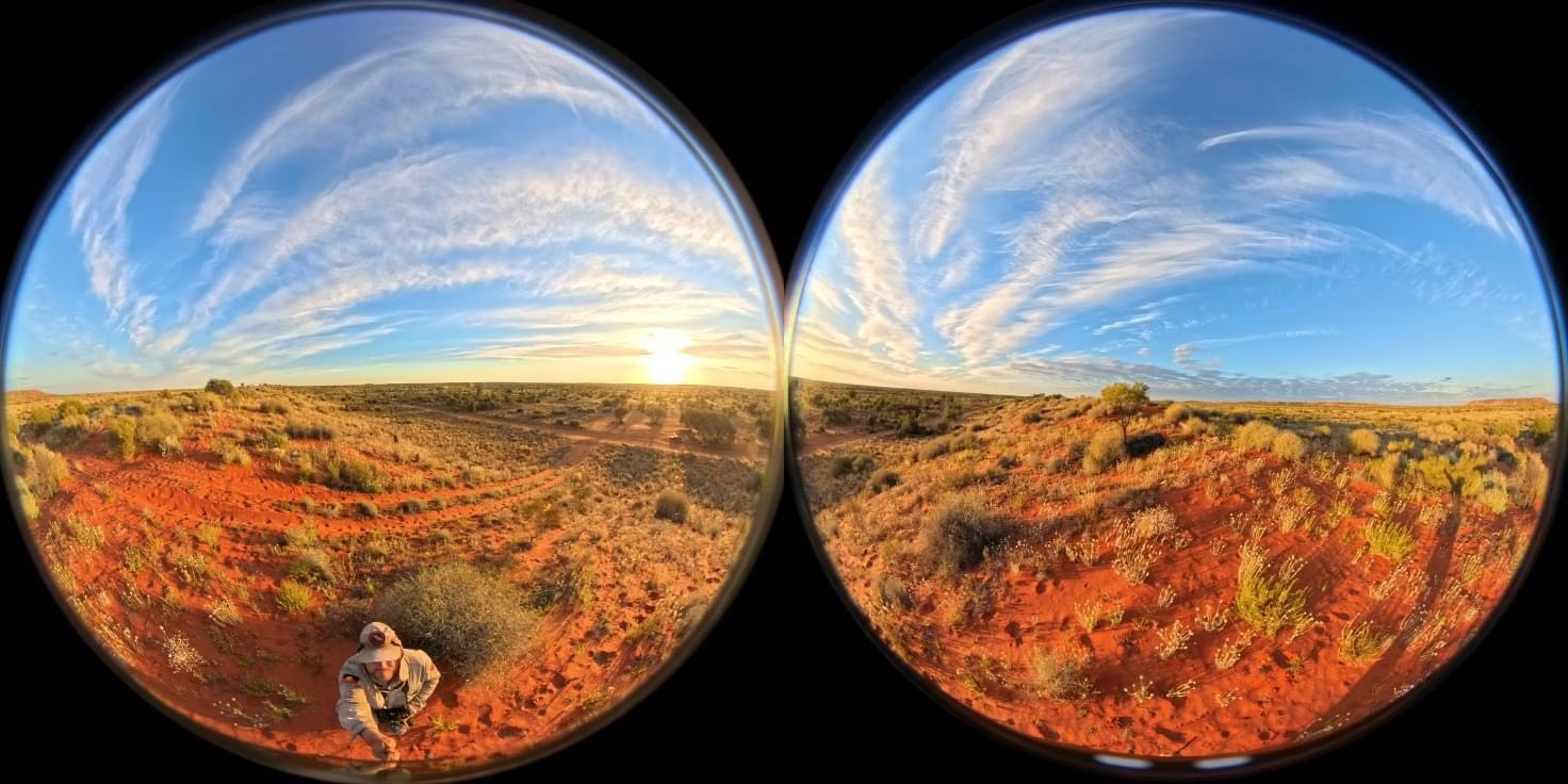 360˚ images of the Simpson Desert.