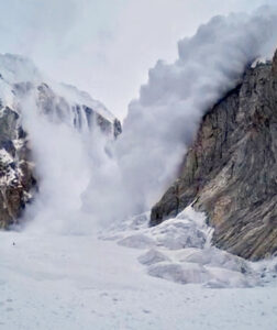 Avalanche on Khan Tengri on July 29