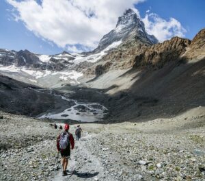 The Matterhorn Glacier trail.